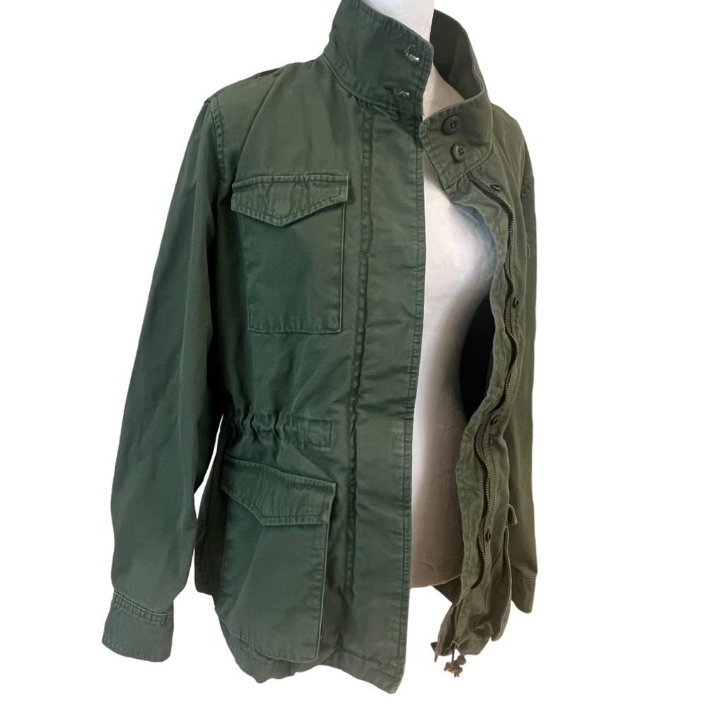 Levi's Women's Green Military Utility Jacket, Size M Gem